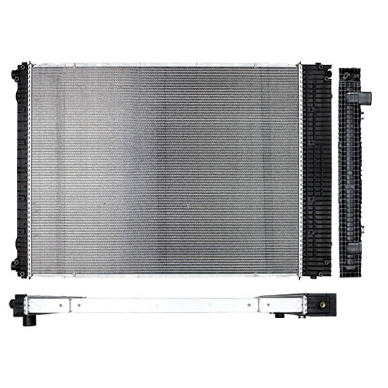 BESTfit Plastic Aluminum Radiator W/ Oil Cooler 39.375 X 30.625 X 2.062 Inch For Freightliner M2-106