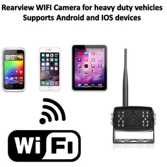 Heavy Duty WiFi Back Up Camera System W/ 200 Ft Range & Night Vision