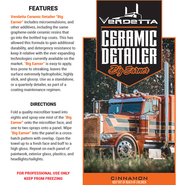 Vendetta Big Earner - Premium Quick Spray - 32 Oz