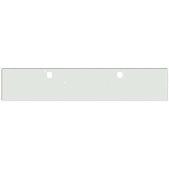20 Inch Chrome Texas Boxed End Bumper, 7 Gauge W/ Tow Holes For Kenworth W900B, W900L