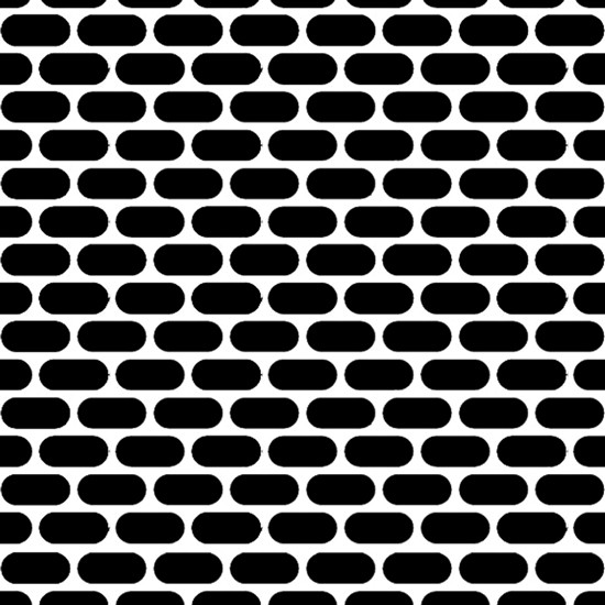 Stainless Steel Lower Punched Bumper Vent Insert W/ 5/16 Inch Horizontal Oblong Cutouts For Kenworth T660