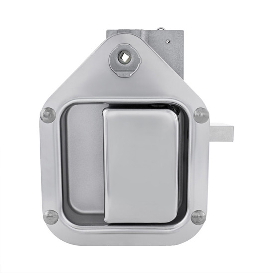 Steel Exterior Sleeper Storage Door Handle W/ Chrome Handle- Driver Side For Kenworth T800, W900