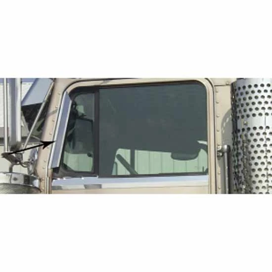 Turnpike Truck Trim SS Door Air Deflector For Kenworth K100, T600, T800, W900