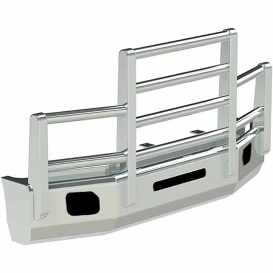 Herd Aluminum Aero 4 Post Grille Guard W/ Slam Latch For Kenworth T660