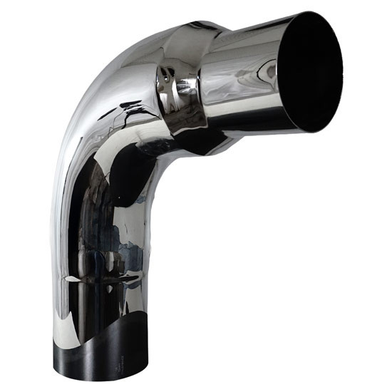 BESTfit 7-5 Inch Chrome 90 Degree Elbow For Freightliner Classic & FLD