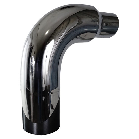 BESTfit 7-5 Inch Chrome 90 Degree Elbow For Freightliner Classic & FLD