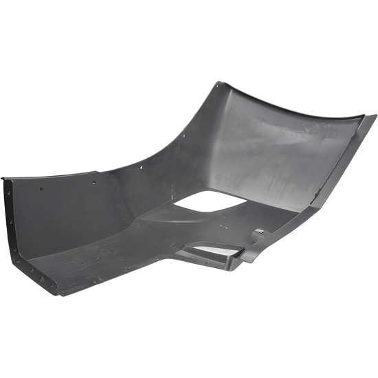 Paintable Plastic Bumper Cover W/ Fog Light Cutouts For Freightliner Cascadia