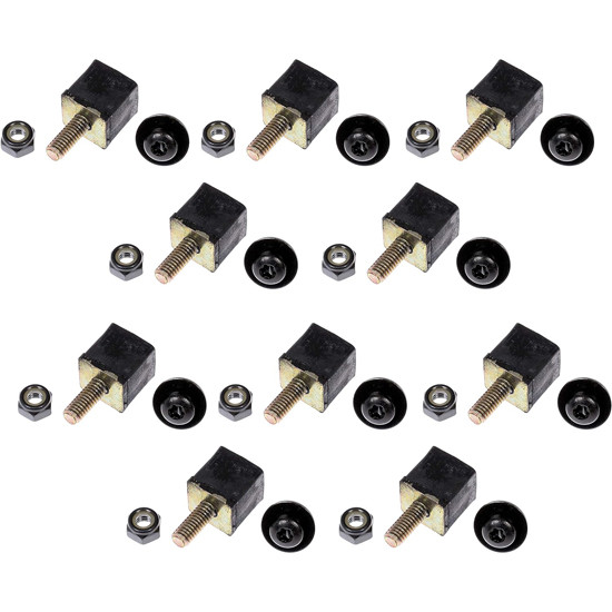 Black Plastic Front Grille W/ Bug Screen For Volvo VNL