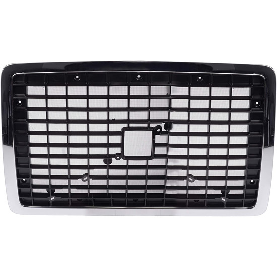 Black Plastic Front Grille W/ Bug Screen For Volvo VNL