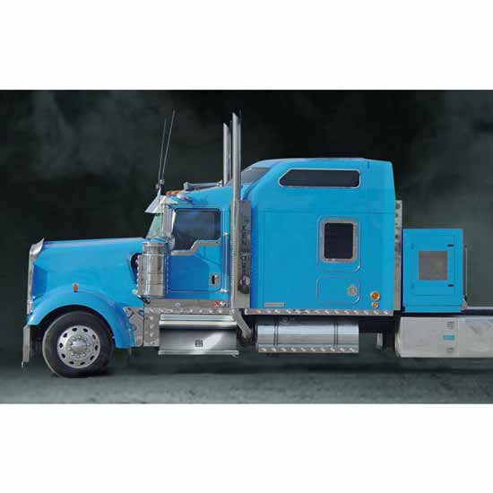 Roadworks Stainless Steel Retro Advanced Cab Entry Battery Box- 40 Inch For Kenworth W900B, W900L