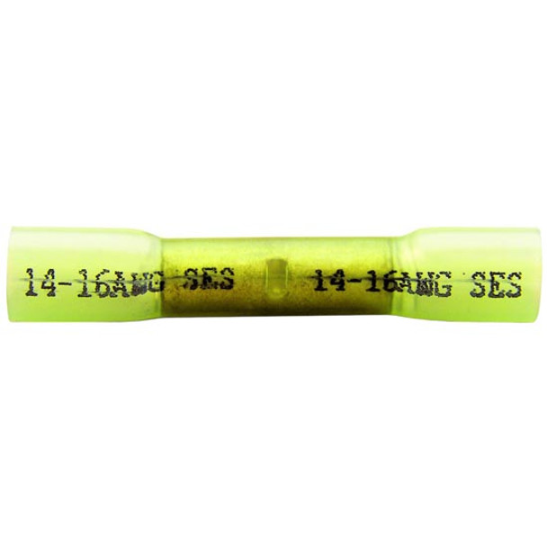 12-10 Gauge Yellow Heat Shrink Butt Connector - Single 12-10 Gauge Yellow Heat Shrink Butt Connector - Single