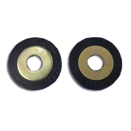 Black Poly Battery Box Washer W/ Steel Insert For Kenworth - 2 Pack