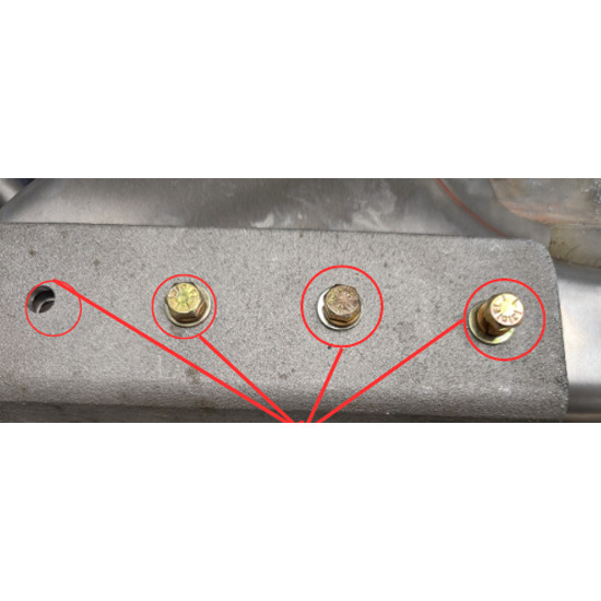 Front Corner Gusset Hardware Kit For Peterbilt 379