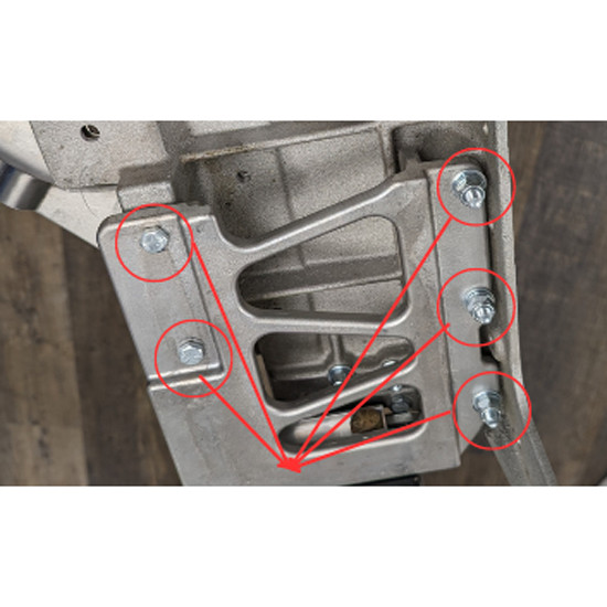 Front Corner Gusset Hardware Kit For Peterbilt 379