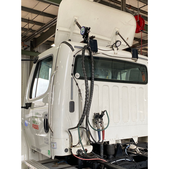 EZ Claw Black Steel M2 Bracket- Fairing Mounted  For Freightliner M2