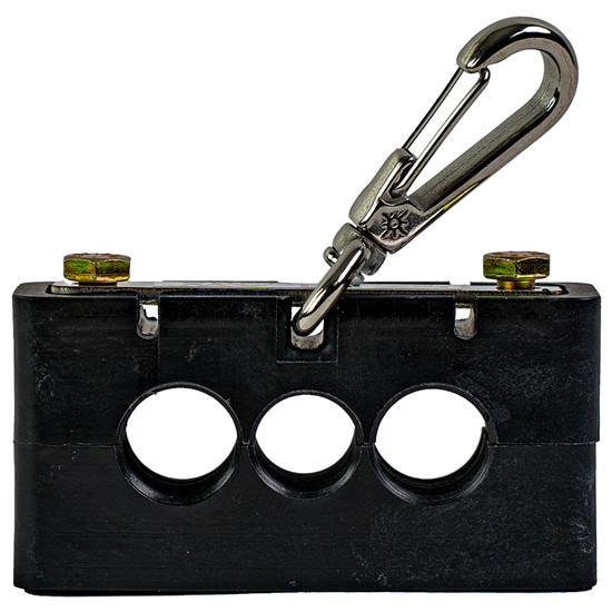 EZ Claw 3 -3/8 Inch Hose & Cable Block W/ Swivel
