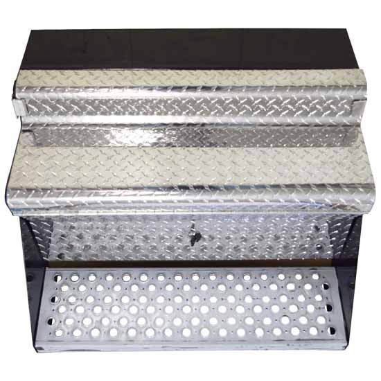 BESTfit Diamond Plate Aluminum Tool Box Assembly- Passenger Side