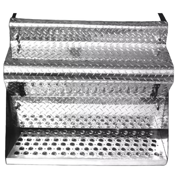 BESTfit Diamond Plate Aluminum 40 X 25 X 24 Inch Passenger Side Tool Box For Kenworth T800 & W900