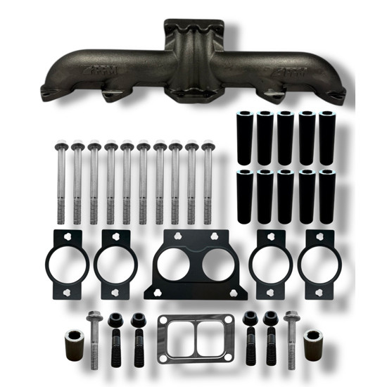 One Piece Exhaust Manifold For Cummins ISX/CM570 Engines