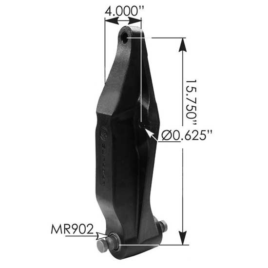BESTfit Rear of  Front Shackle Hanger B11-6035-001 For Kenworth With AG130 Air Suspension