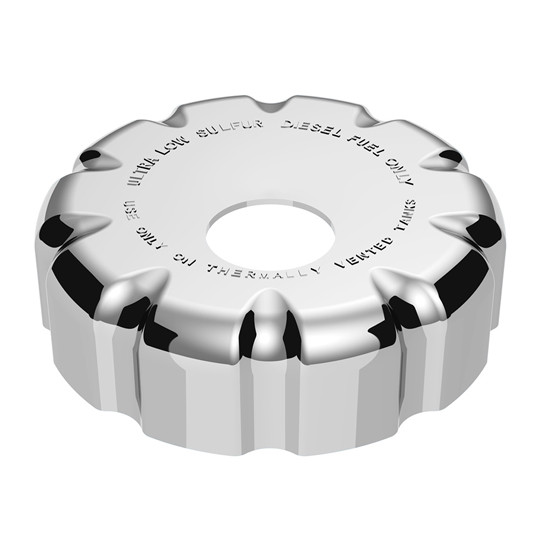 Chrome Plastic Fuel Cap Cover For Volvo