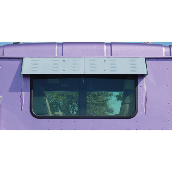 37 X 20 Inch Rear Window Visor Kit For International Day Cab