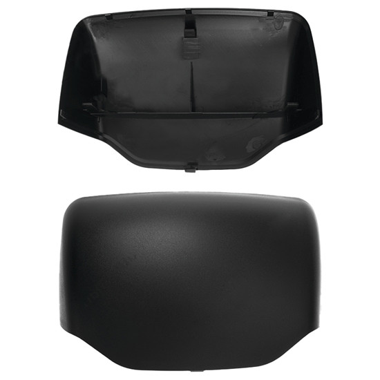 Black Hood Mirror Cover Replaces KEN00-932ABH-L, KEN00-932ABH-R For Kenworth, Peterbilt