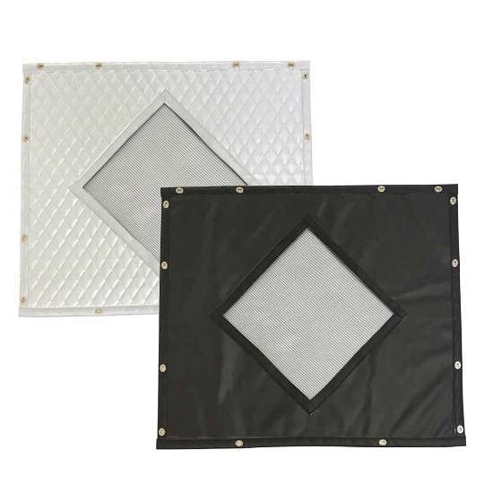 Vinyl Winter Front Standard Diamond Cutout For Peterbilt 567