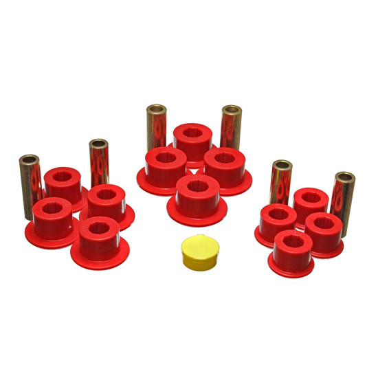 Poly Rear Leaf Spring Bushing Set For Chevrolet & GMC