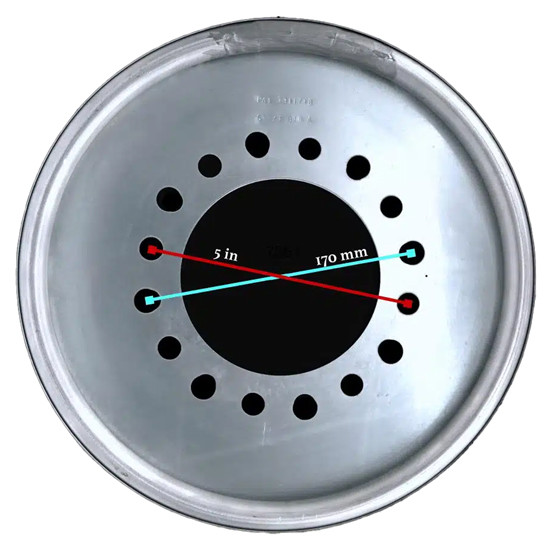 Trailer Wheel Balancer Set For 16-17 Inch Wheels