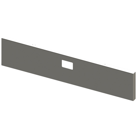 BestFit Chrome Standard Bumper With Mounting & Tow Holes  For International 9900ix 2000 - 2011