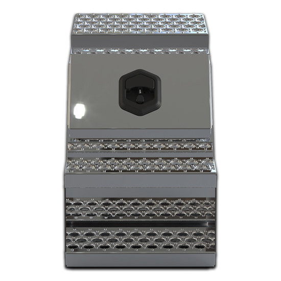 Smooth Aluminum Big Mouth Step Box