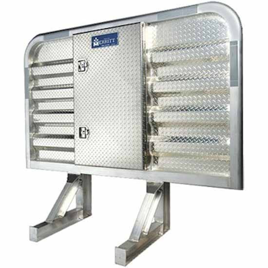 Merritt Dyna-Light Aluminum Cab Rack W/ Center Enclosure 68 X 76 Inch