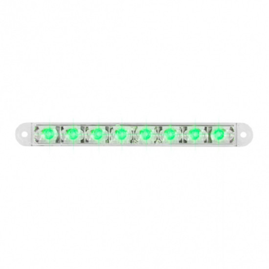 6.5 Inch Green- Clear LED Dual Function Light Bar