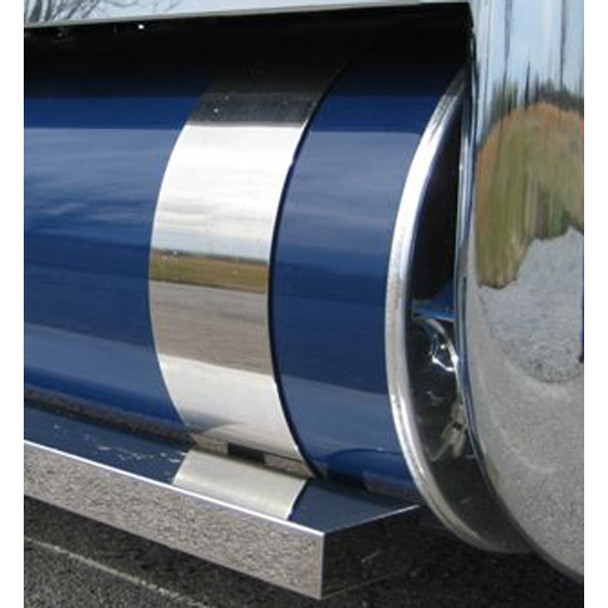 CSM 6 Inch Stainless Steel Fuel Tank Strap For Kenworth W/ 24.5 Inch Diameter Tanks