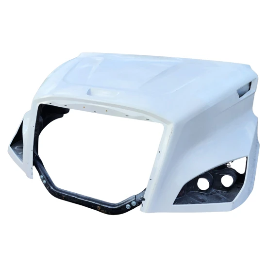 Jones Performance Fiberglass Hood W/ 43.5 Inch Centerline & Fenders For Freightliner Cascadia 116 & 126 Short Hood 116 BBC Replaces A17-20473-000, A17-20473-003