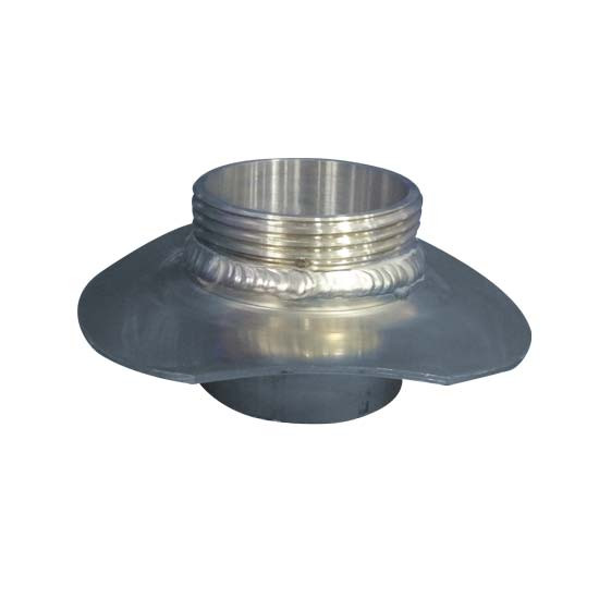 BESTfit 3.5 Inch Aluminum Weld In Tank Filler Neck  For Kenworth