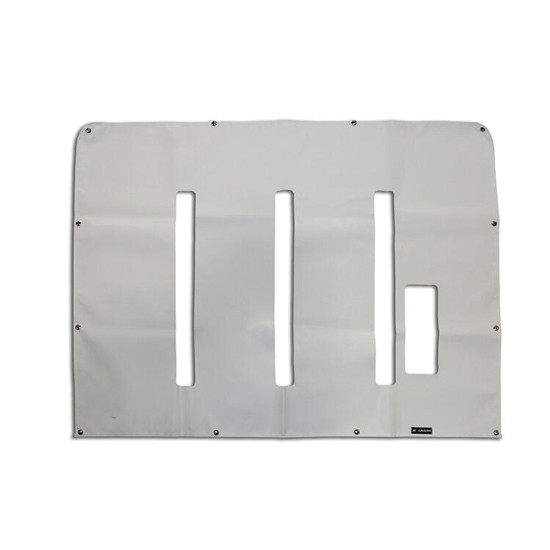Belmor White Vinyl Winterfront Grille Cover For International 9300