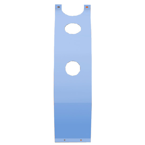 Valley Chrome Stainless Steel Urea Tank Cover For Kenworth T680