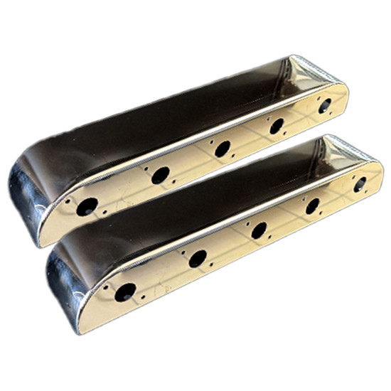 Stainless Steel Air Cleaner Light Panel W/ 10 M3 Light Holes For Kenworth T880, W990 & Peterbilt 579
