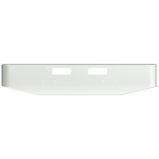 16 Inch Chrome Standard Taper Rolled End Bumper W/ Mounting & Tow Holes For GMC General 1977-1987