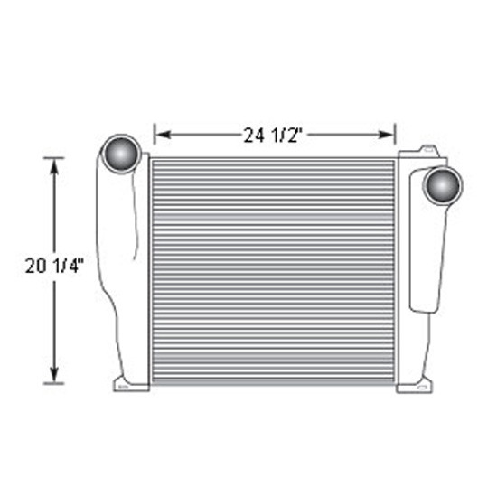 BESTfit Charge Air Cooler For Kenworth K100C/E, T300 & T450