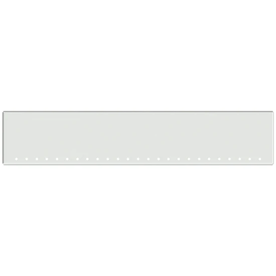 18 Inch Chrome Blind Mount Texas Boxed End Bumper W/ 25 Rnd 3/4 Inch Light Holes For Freightliner, Peterbilt & Western Star