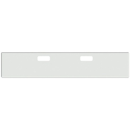 18 Inch Stainless Steel Blind Mount Texas Boxed End Bumper W/ Tow Holes For Peterbilt 352 & 359