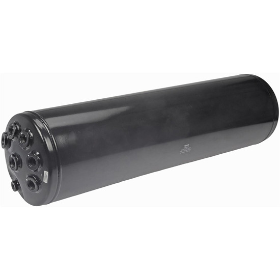 Black Steel Air Tank W/ 2 Chamber Reservoir- 30 Liter For International