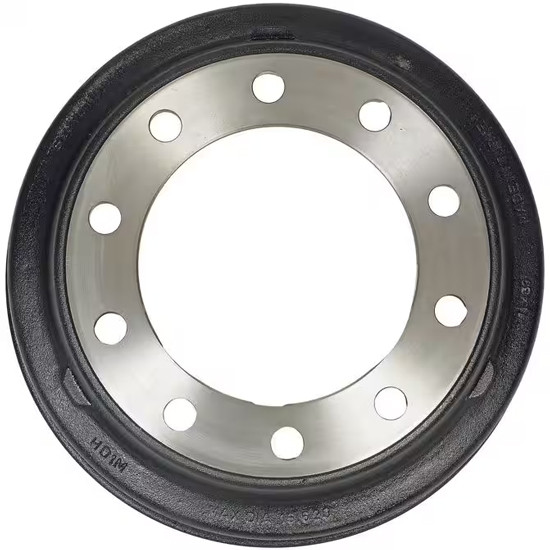 16.5 X 7 Inch Brake Drum W/ 10 Holes & 8.78 Inch Hub