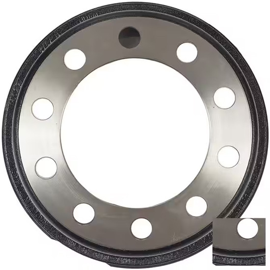 15 X 4 Inch Brake Drum W/ 10 Holes & 8.78 Inch Hub