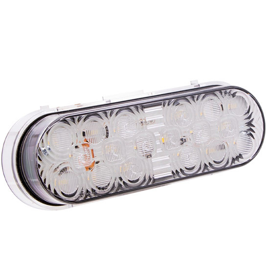 6.4 X 2.0 Inch Oval Back Up LED Light