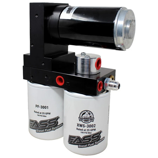 FASS Signature Series Fuel System- 180F, 140 GPH, 70-75 PSI For GMC/Chevrolet 2500/3500HD Duramax 6.6L 2017-2019