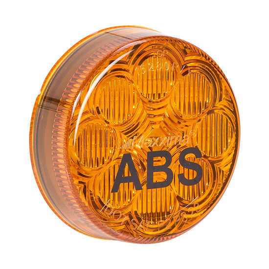 2.5 Inch 8 Diode Clearance Marker LED Light- Amber LED/ Amber lens